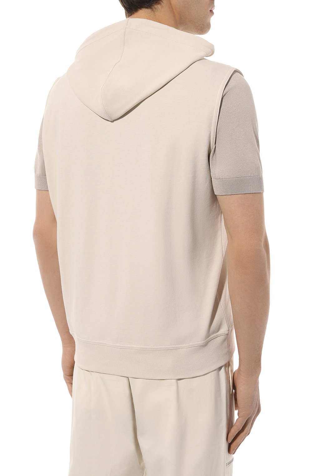 Хлопковый жилет BRUNELLO CUCINELLI, арт. M0T359079G, фото 4