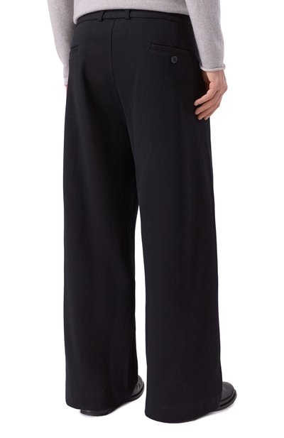 Хлопковые брюки HANNES ROETHER черного цвета по цене 42850 руб., арт. BUL21LIT.286, фото 4 Хлопковые брюки HANNES ROETHER, арт. BUL21LIT.286, фото 4