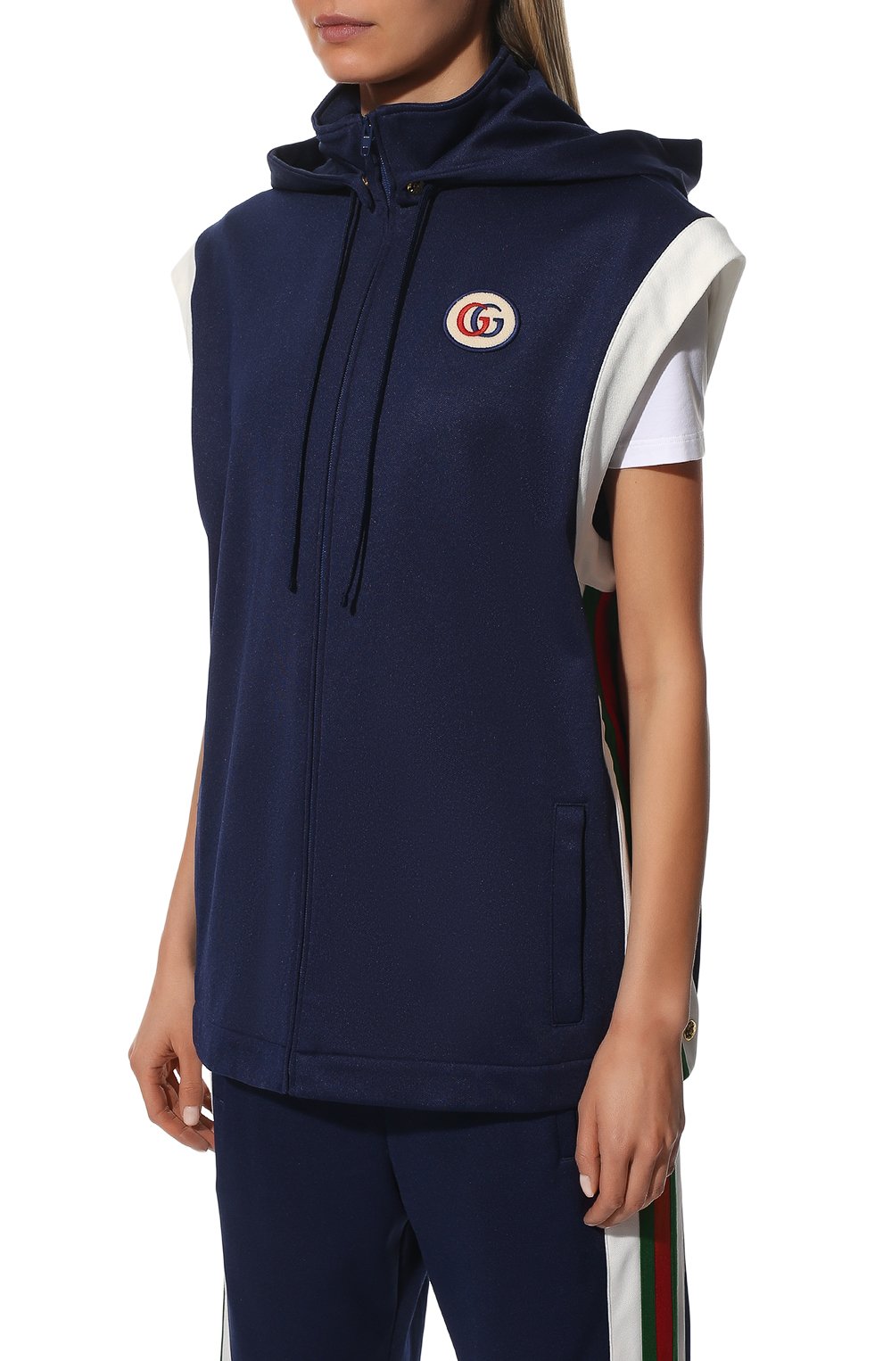 Кардиган GUCCI синего цвета по цене 158000 руб., арт. 681083/XJDP4, фото 6 Кардиган GUCCI, арт. 681083/XJDP4, фото 6