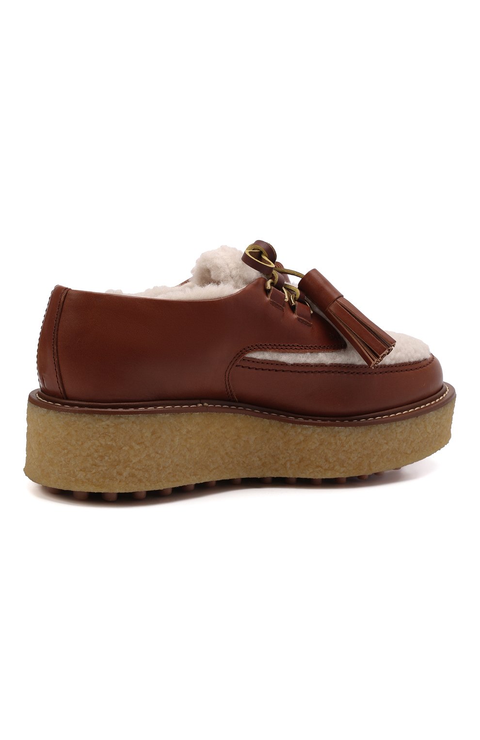 Комбинированные лоферы TOD’S, арт. XXW02K0FC80RJ4, фото 5