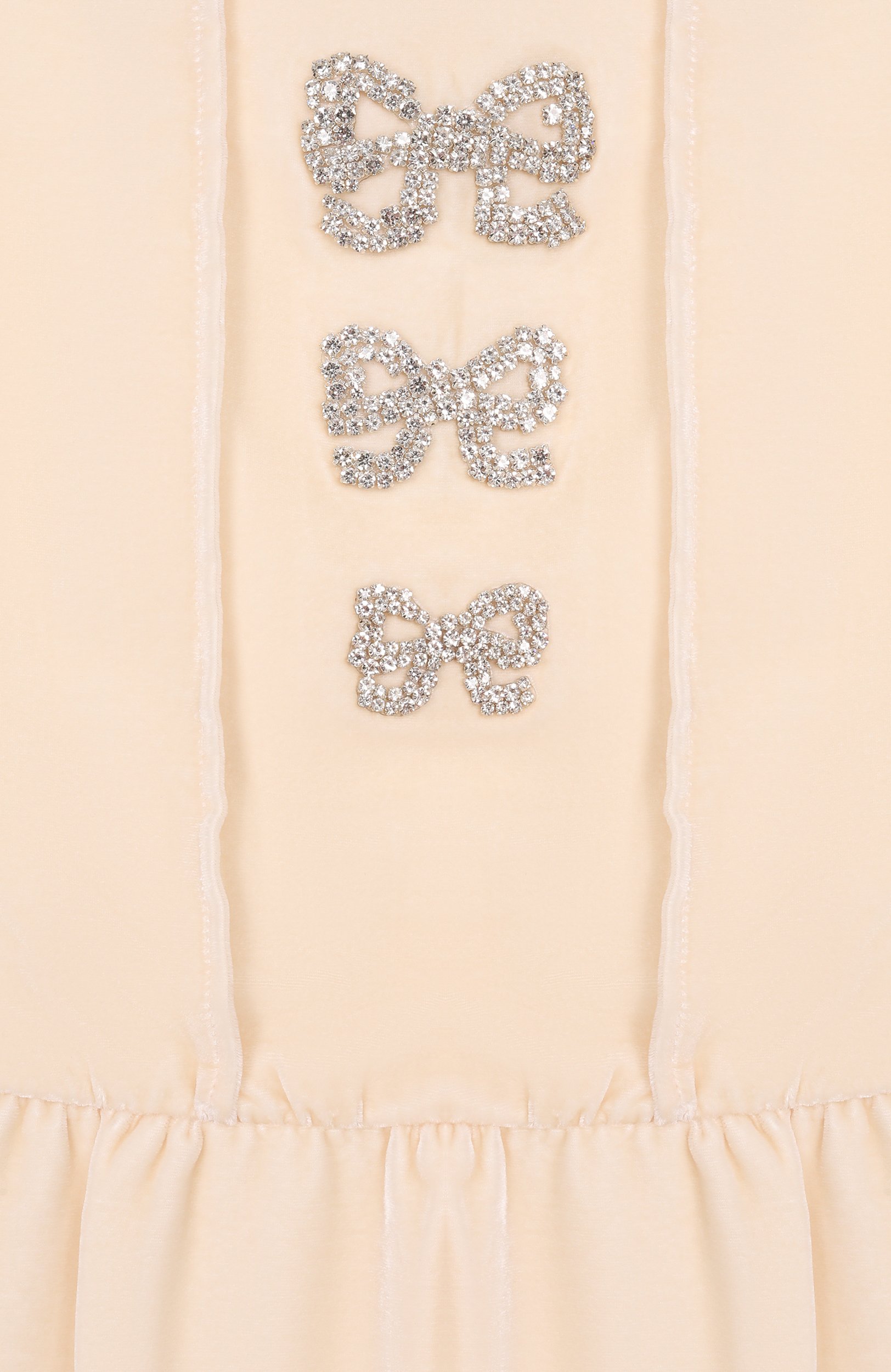 Платье из вискозы и шелка ELIE SAAB KIDS, арт. EFAB149/TS1127_001, фото 3