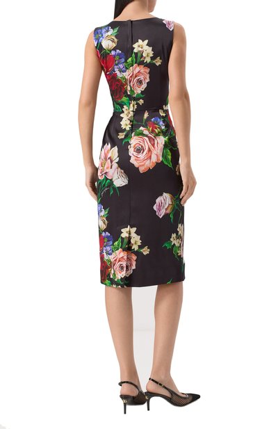 Атласное платье DOLCE & GABBANA, арт. F6ZJ6T/FSIB5, фото 4