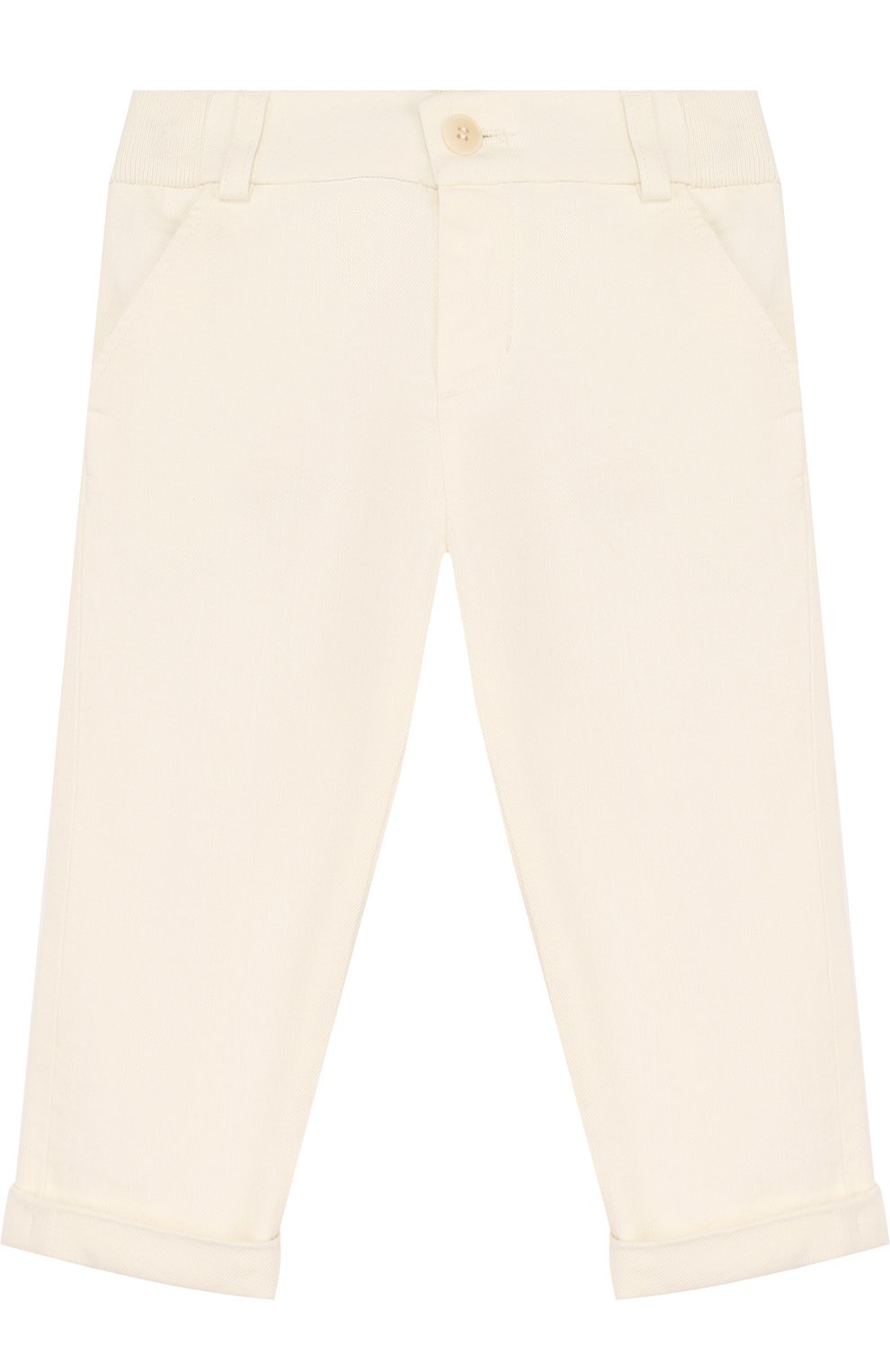 Хлопковые брюки с эластичной вставкой на поясе LORO PIANA, арт. FAI1476, фото 1