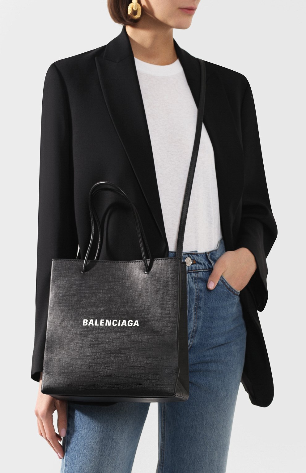 Сумка-тоут shopping BALENCIAGA, арт. 597860/0AI2N, фото 5