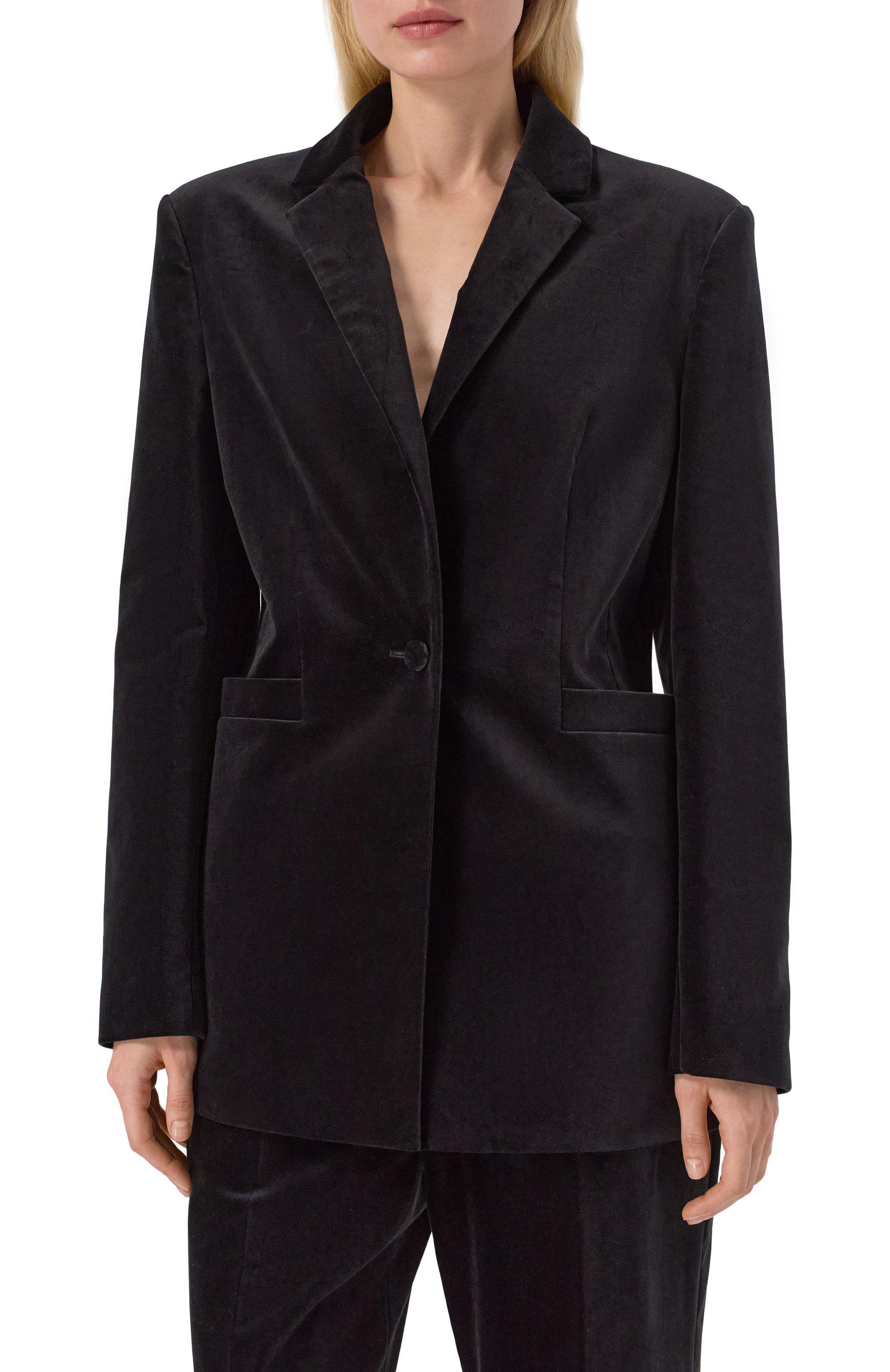 Бархатный жакет RUBAN черного цвета по цене 180000 руб., арт. RFW25/26-3.1.511.2, фото 3 Бархатный жакет RUBAN, арт. RFW25/26-3.1.511.2, фото 3