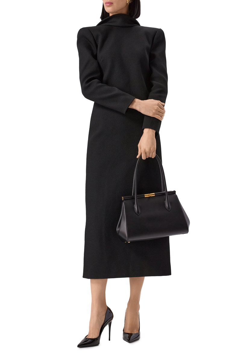 Женская сумка marlene DOLCE & GABBANA черного цвета, арт. BB7734/A3G19 | Фото 7 (Материал: �Натуральная кожа; Размер: medium; Автоматизация состава: Проставлено; Автоматизация ТО: Проставлено)