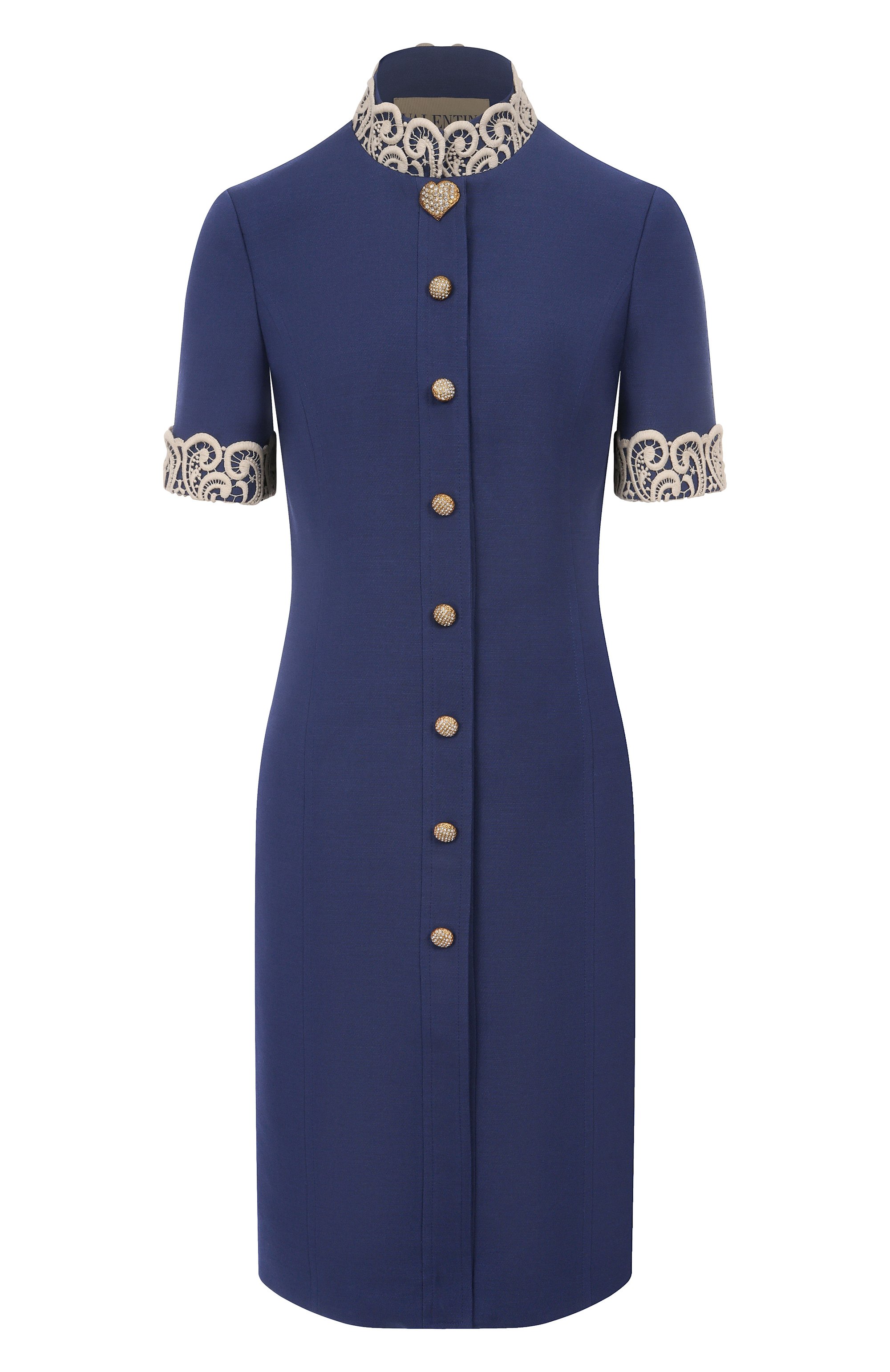 Платье из шерсти и шелка VALENTINO, �арт. 7B3VAG10/1CF, фото 1