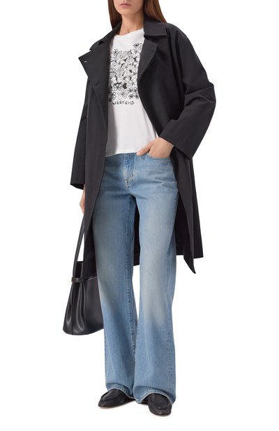 Хлопковая футболка WEEKEND MAX MARA, арт. WKDB0RA, фото 2