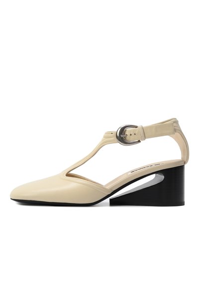 Кожаные туфли mary jane JIL SANDER, арт. J16WM0004-P8226, фото 4