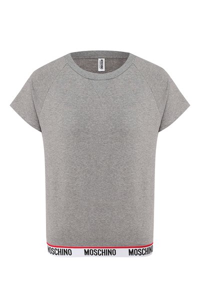 Женская хлопковая футболка MOSCHINO, арт. A1707/9001
