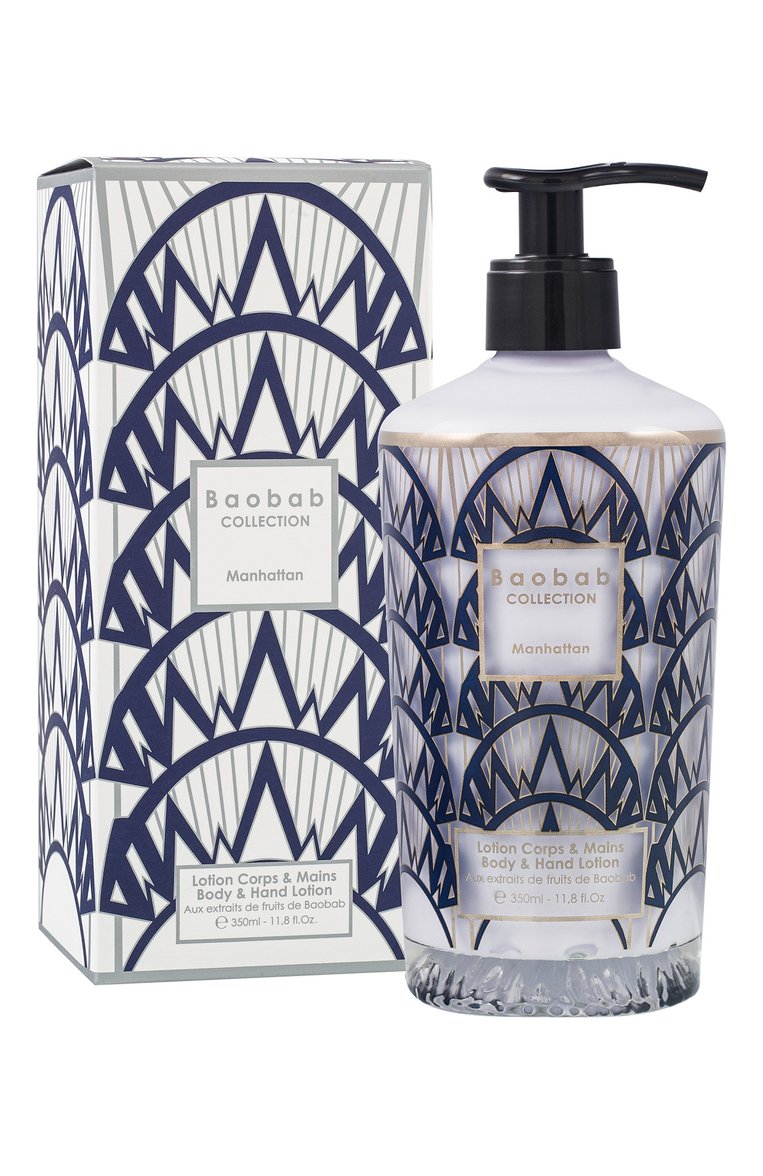 Лосьон для рук и тела manhattan (350ml) BAOBAB бесцветного цвета, арт. 5415198499164 | Фото 2 (Нос: Не проставлено; Региональные ограничения белый список (Axapta Mercury): Не проставлено; Назначение: Для тела; Тип продукта: Лосьоны; Косметика кросс-кт: Уход У)