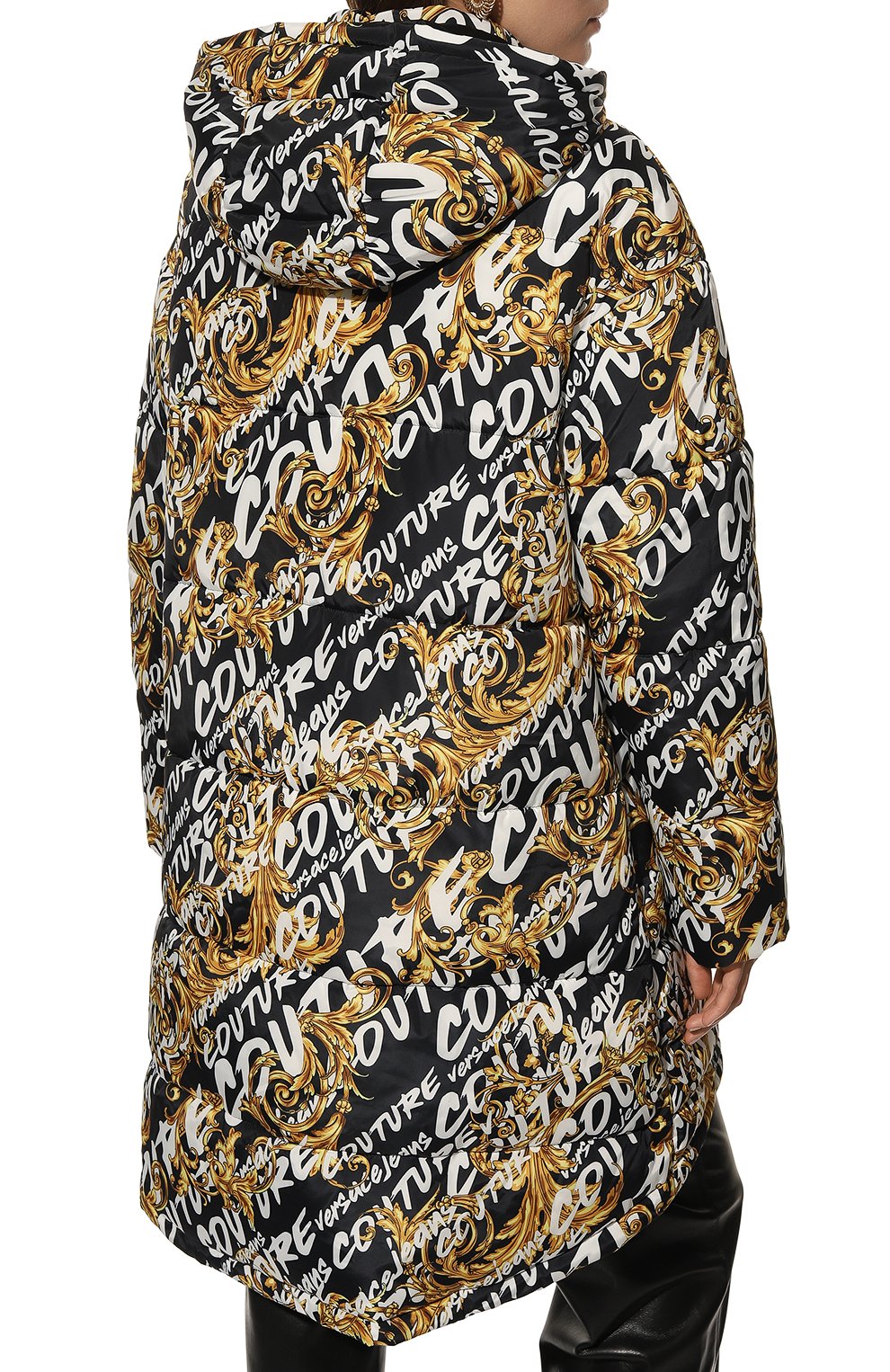 Пуховик VERSACE JEANS COUTURE, арт. 73HAT400-73DP400 50D PRINTED L0G0/CQS41, фото 4