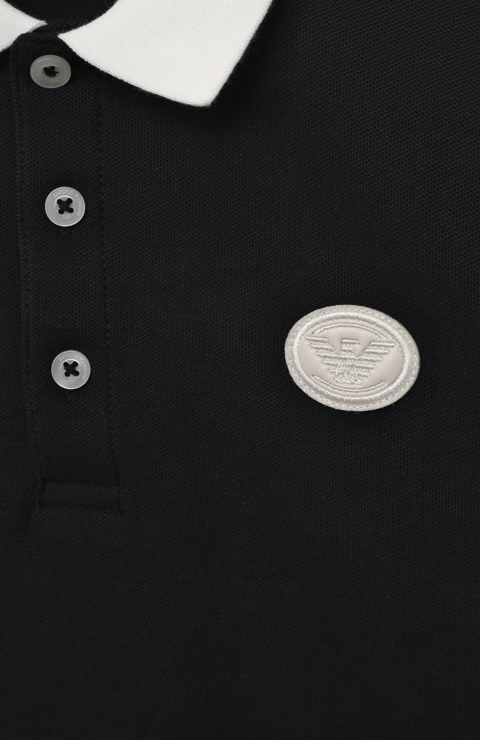 Хлопковое поло EMPORIO ARMANI, арт. 6L4FA2/1JCYZ, фото 3