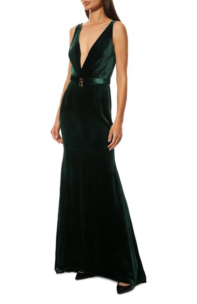 Бархатное платье OSCAR DE LA RENTA, арт. 18FN025VVT, фото 2