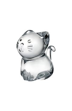 Статуэтка minimals chat BACCARAT прозрачного цвета, арт. 2 610 097 | Фото 1 (Статус проверки: Проверена категория; Региональные ограничения белый список (Axapta Mercury): Не проставлено; Нос: Не проставлено; Ограничения доставки: fragile-2)