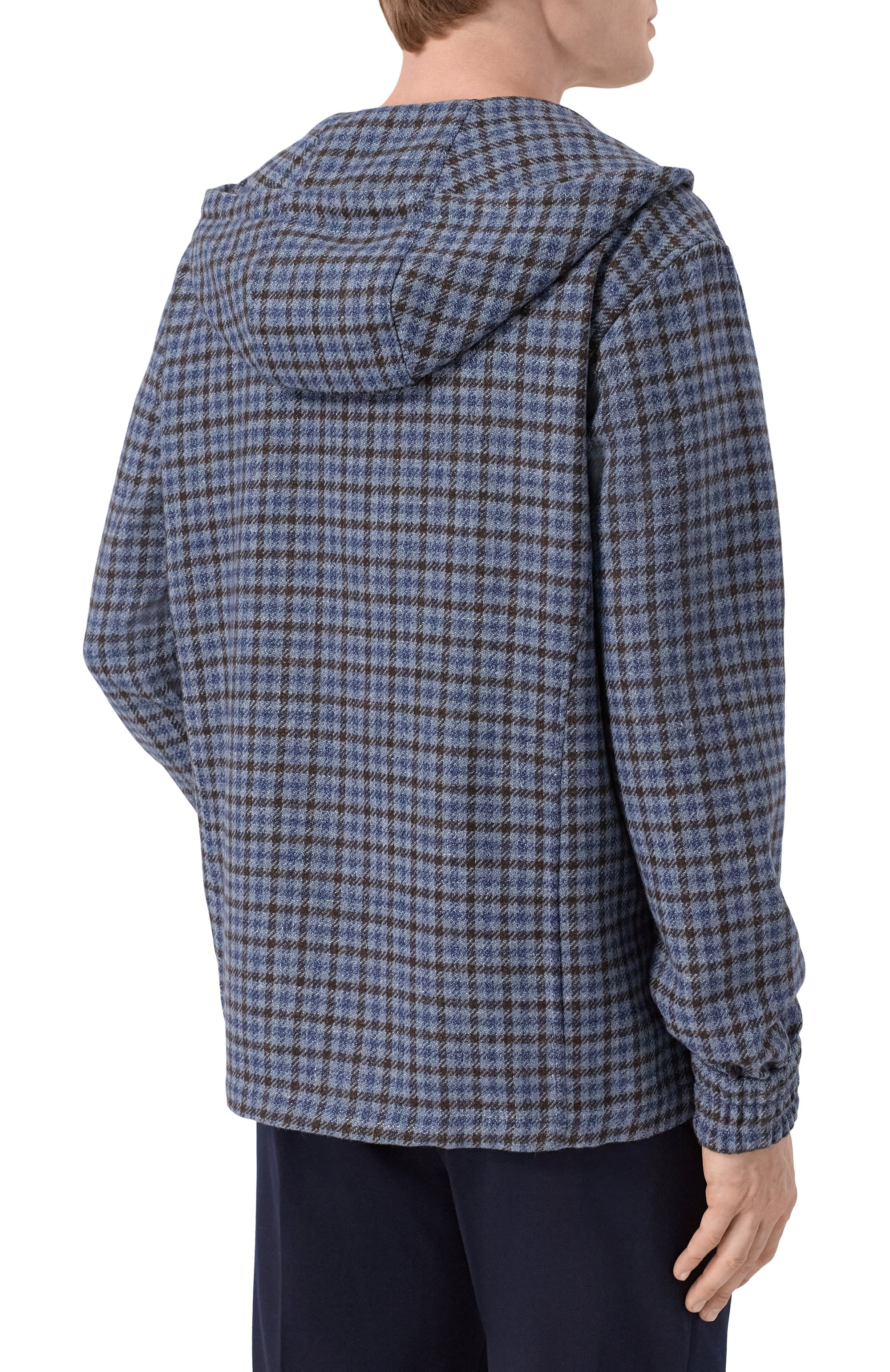 Куртка-рубашка из шерсти и шелка KITON, арт. UMC010K0128G01, фото 4