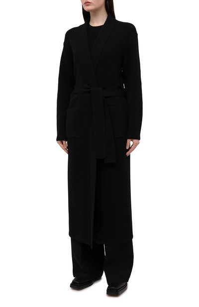 Кашемировый кардиган DOLCE & GABBANA черного цвета по цене 357500 руб., арт. FX830T/JAW09, фото 3 Кашемировый кардиган DOLCE & GABBANA, арт. FX830T/JAW09, фото 3