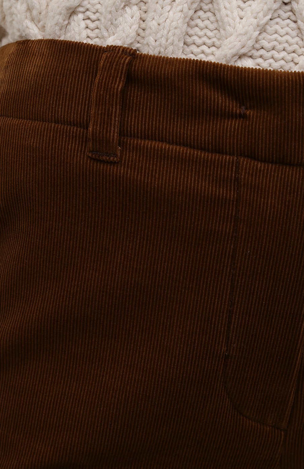Вельветовые брюки LORO PIANA коричневого цвета по цене 79200 руб., арт. FAL9461, фото 5 Вельветовые брюки LORO PIANA, арт. FAL9461, фото 5