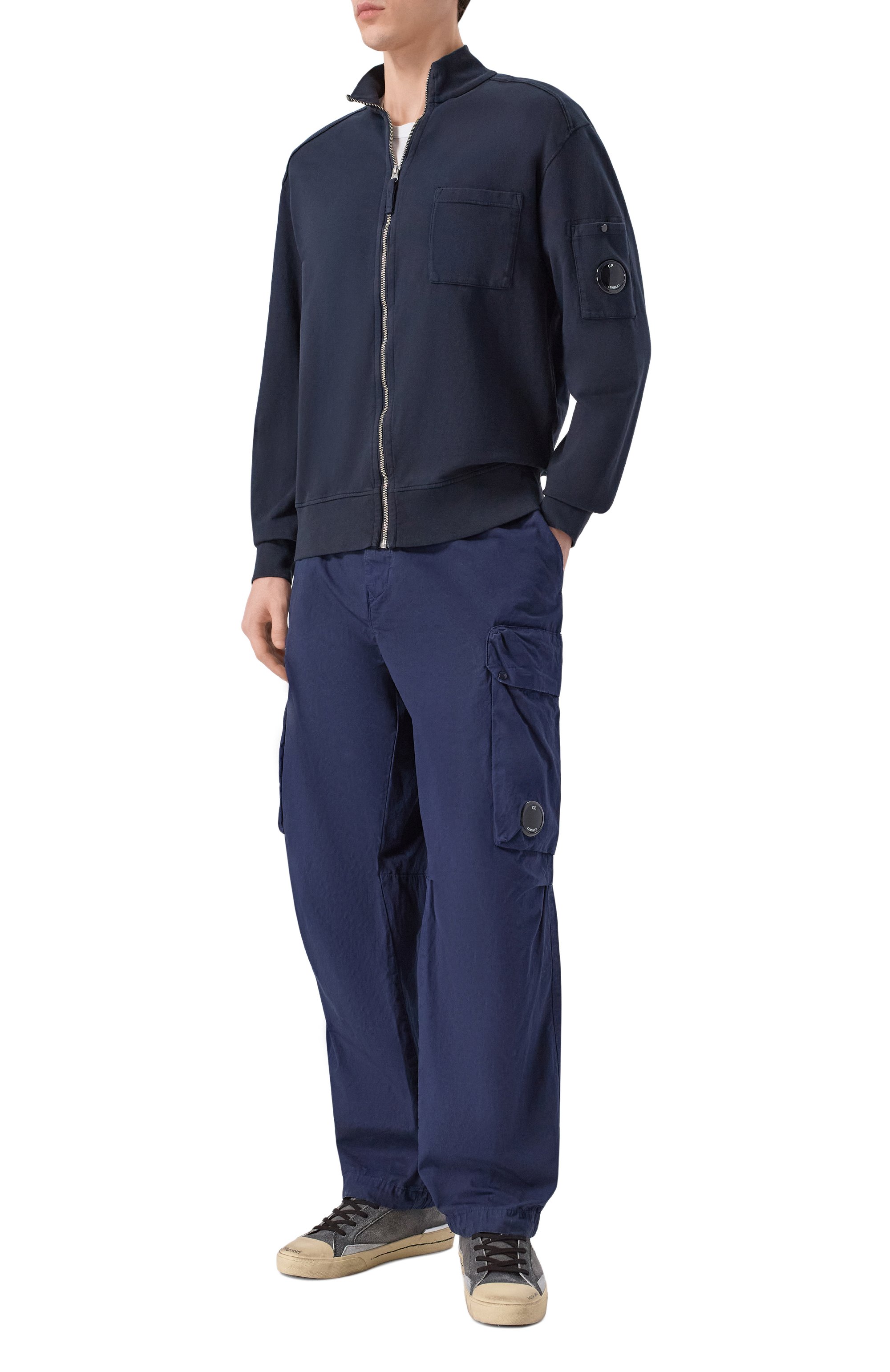 Хлопковая толстовка C.P. COMPANY, арт. 20CMSS021A/002246G, фото 2