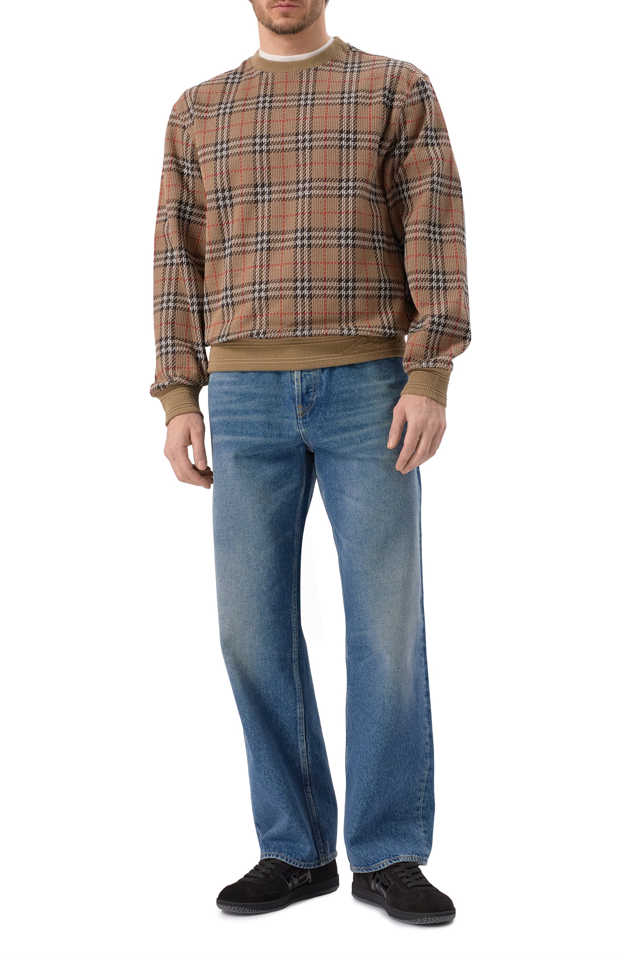 Хлопковый джемпер BURBERRY, арт. 8102882, фото 2