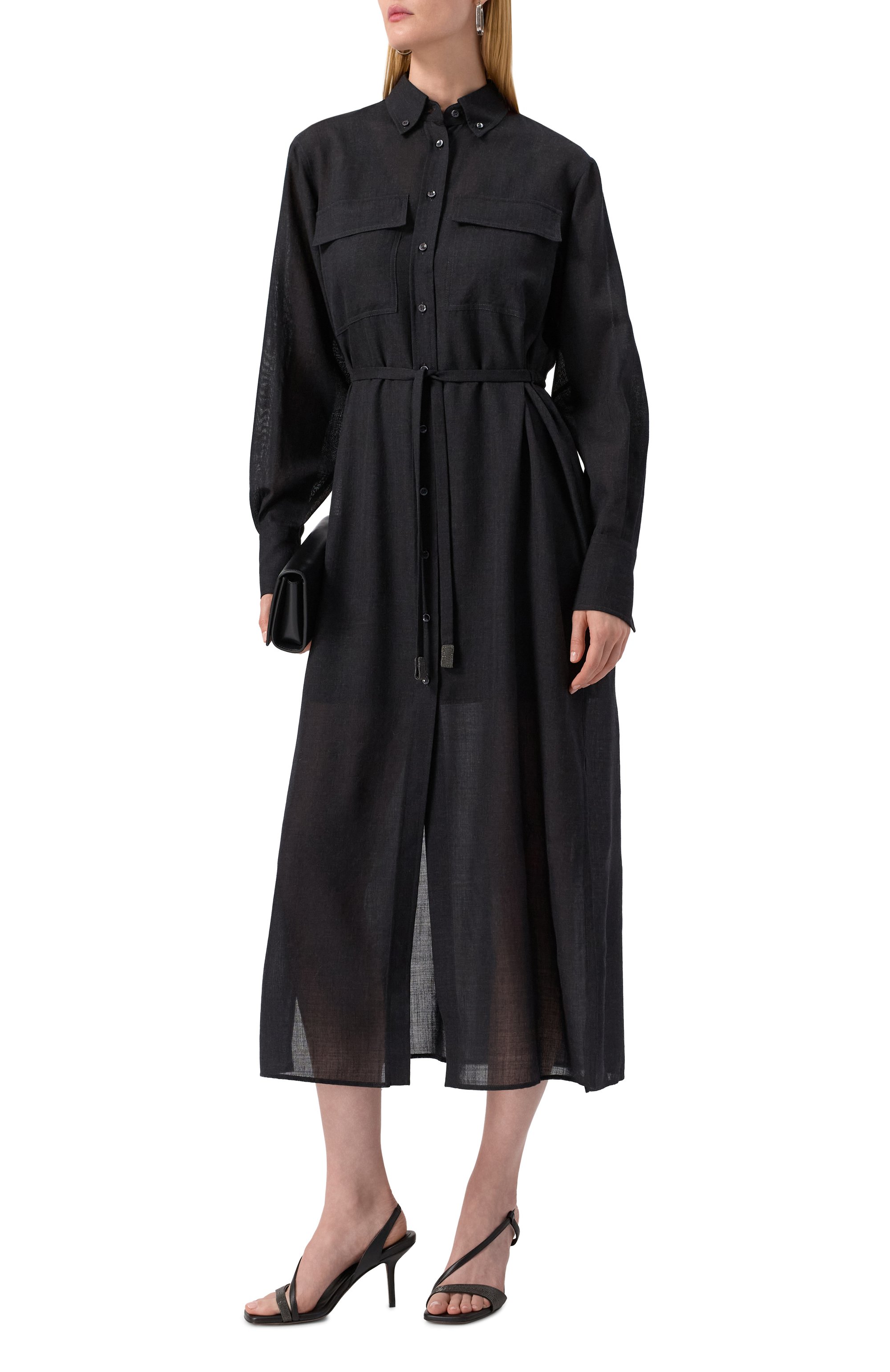 Шерстяное платье BRUNELLO CUCINELLI, арт. MP920AFS81, фото 2