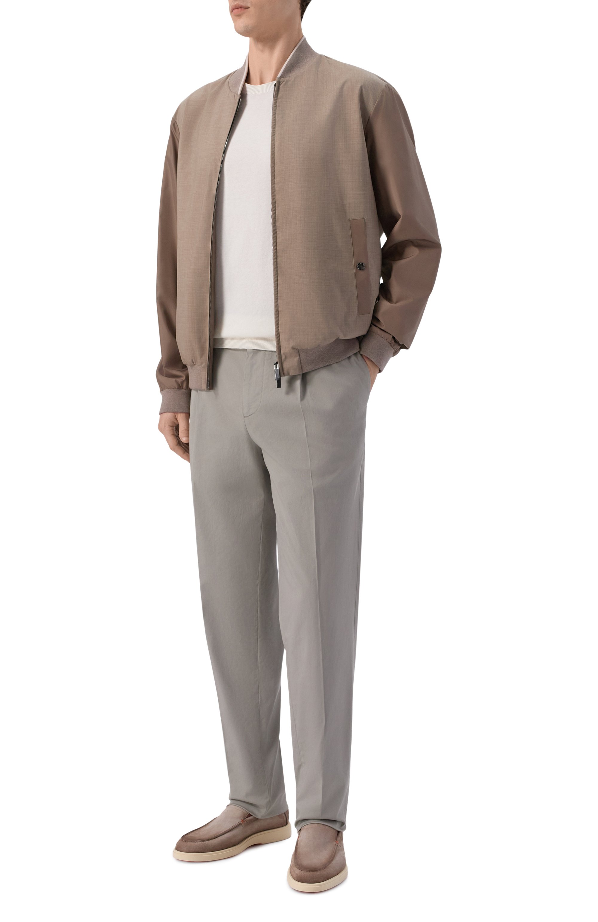 Бомбер из шерсти и шелка PAUL&SHARK, арт. 26412062_002, фото 2