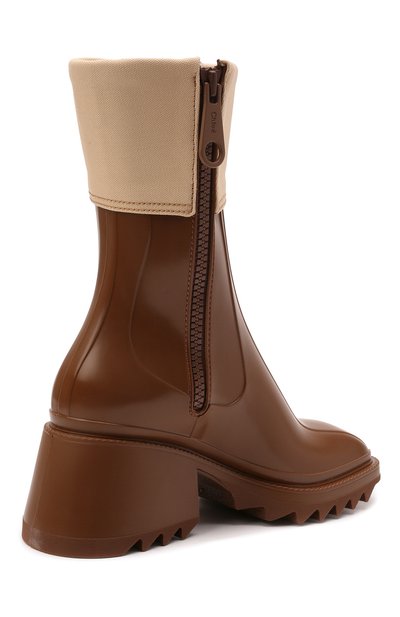 Комбинированные ботильоны betty CHLOÉ, арт. CHC21U450S2, фото 4