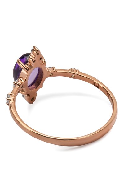 Малое кольцо с аметистом и топазами MOONKA, арт. ai-sr-amt, фото 2