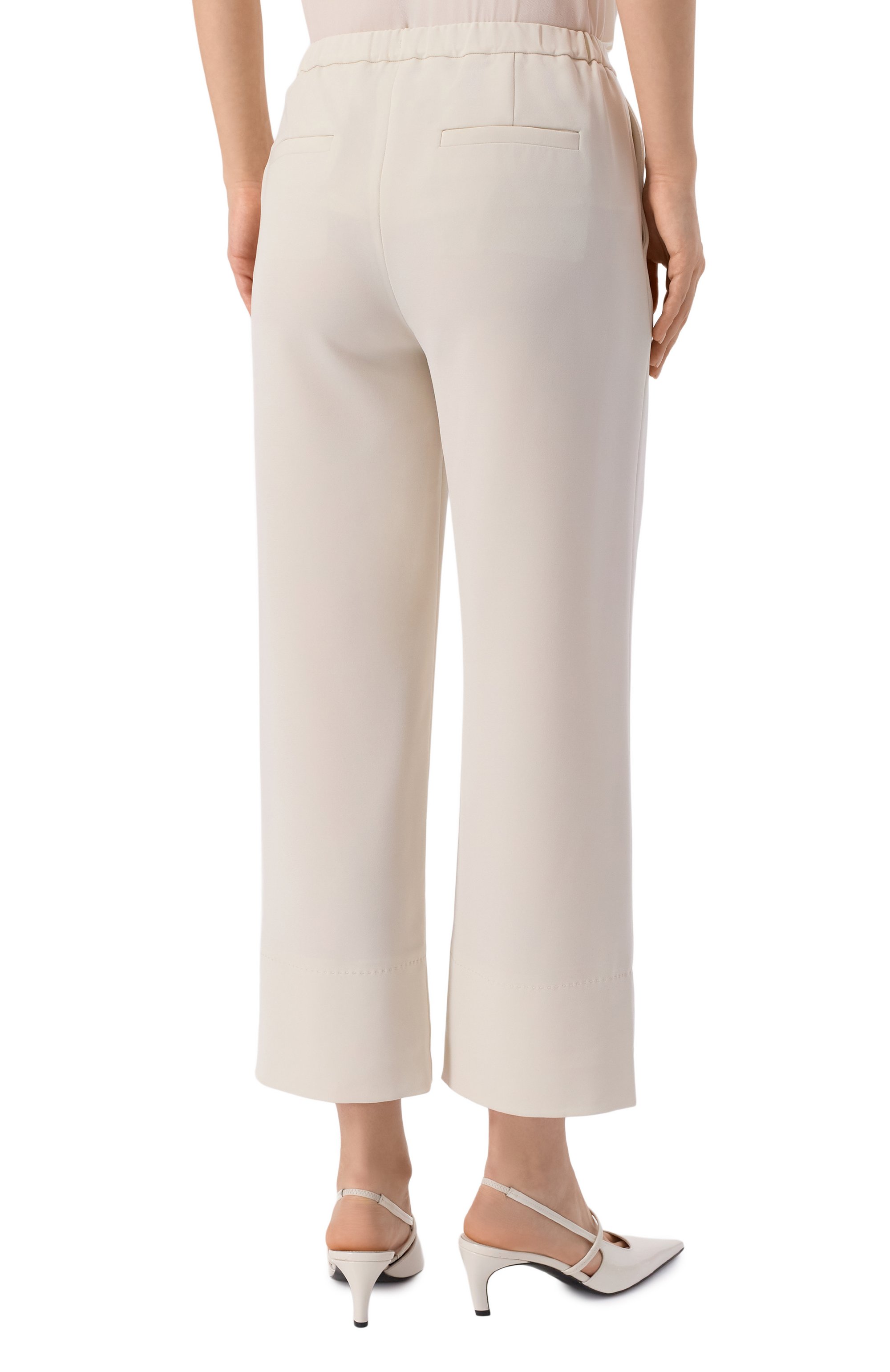 Брюки ANTONELLI FIRENZE кремового цвета по цене 57050 руб., арт. A8812Q/371B, фото 4 Брюки ANTONELLI FIRENZE, арт. A8812Q/371B, фото 4