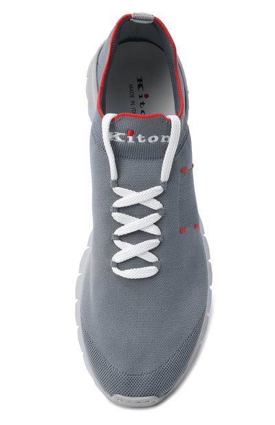 Текстильные кроссовки KITON, арт. USSA393N01362, фото 5