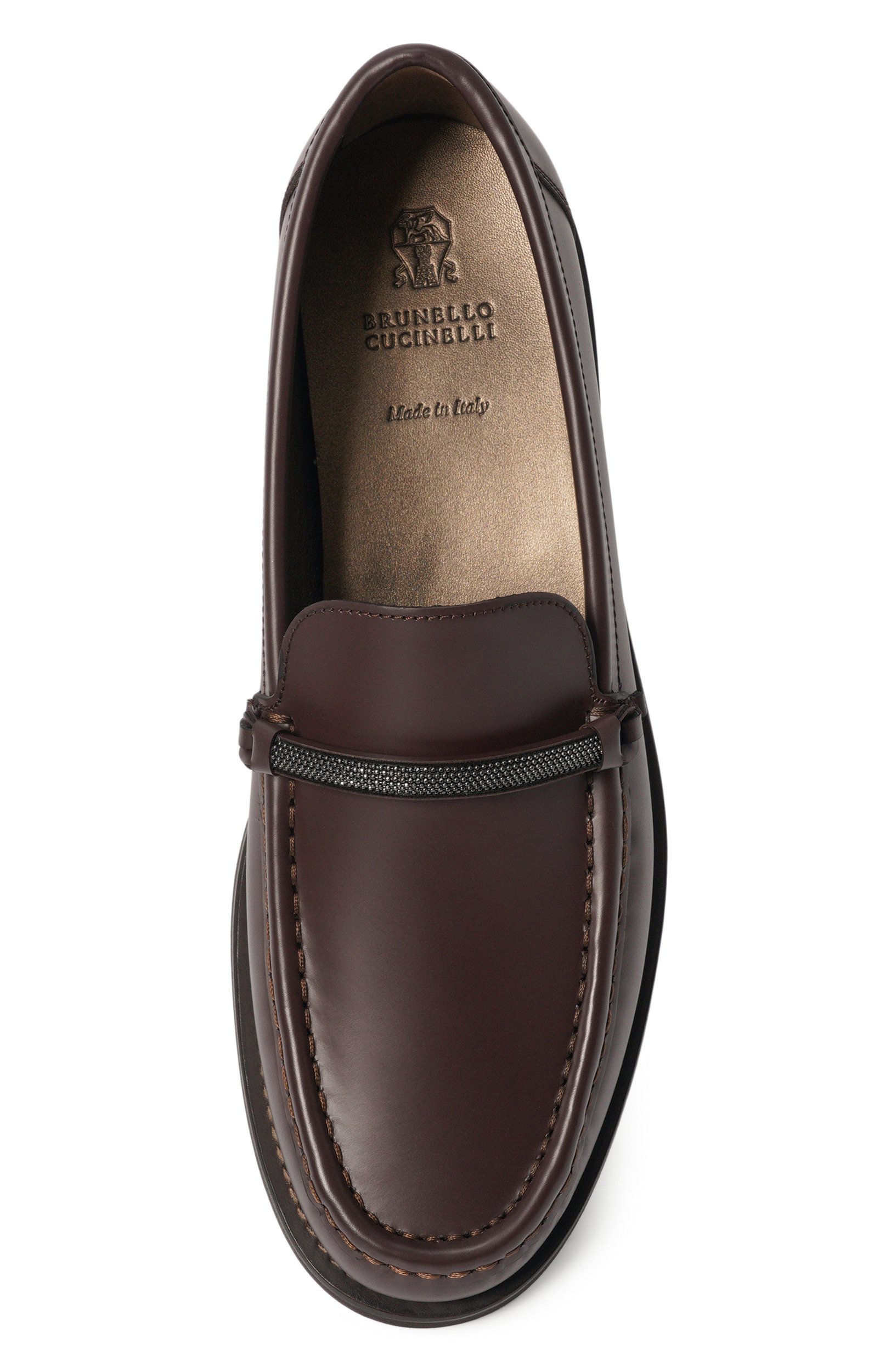 Кожаные пенни-лоферы BRUNELLO CUCINELLI, арт. MZMGG3314P, фото 6