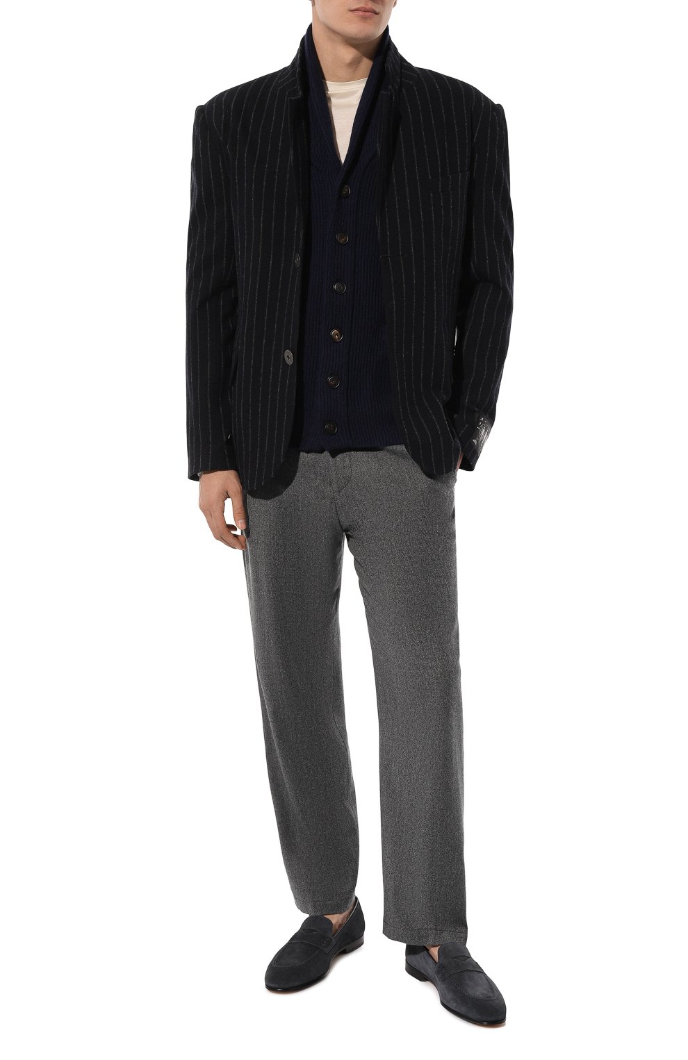 Однобортный пиджак WHO_AM, арт. MJ1-OSV241-DBLU, фото 2