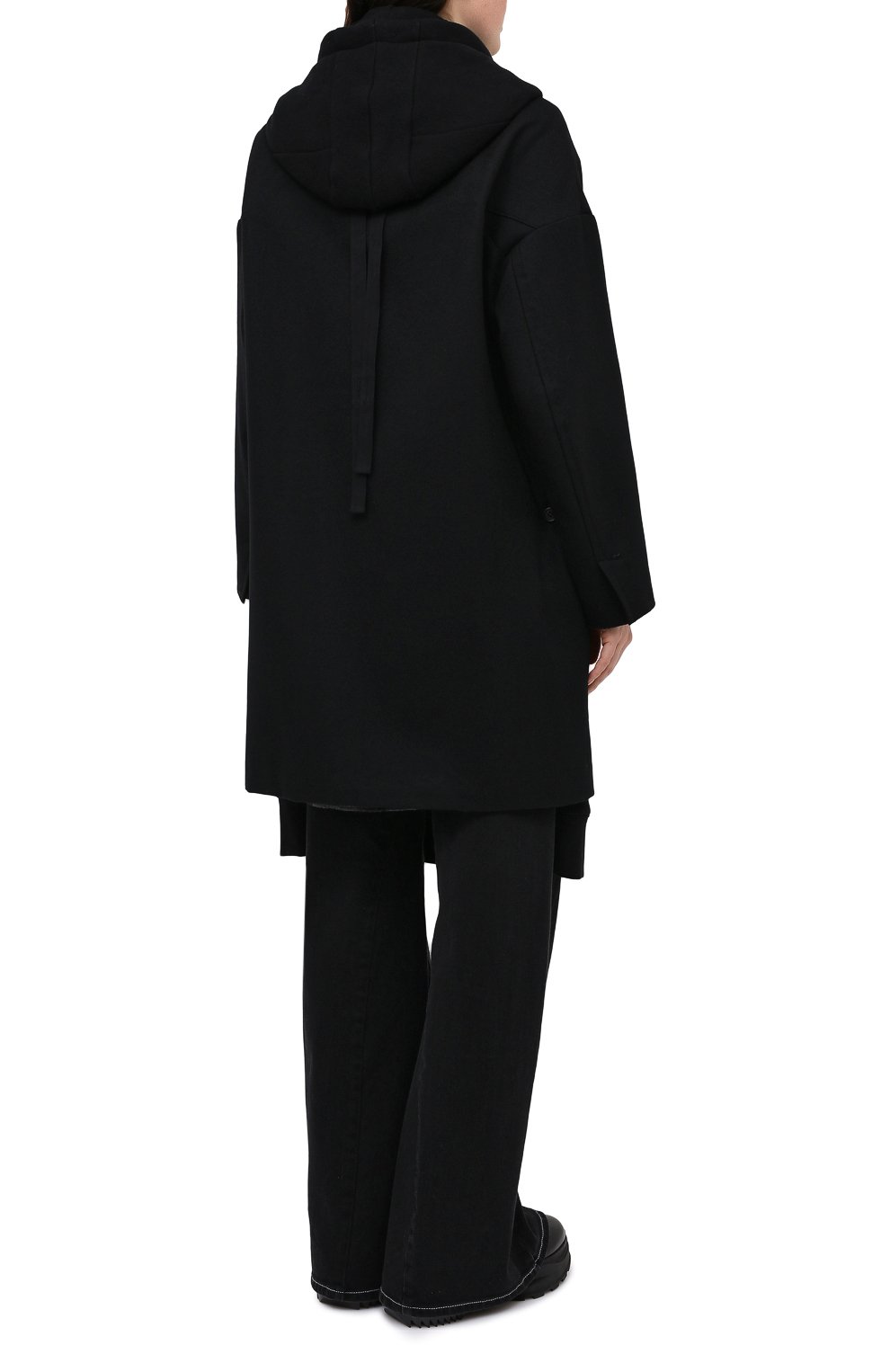 Шерстяное пальто YOHJI YAMAMOTO, арт. FB-C53-802, фото 4