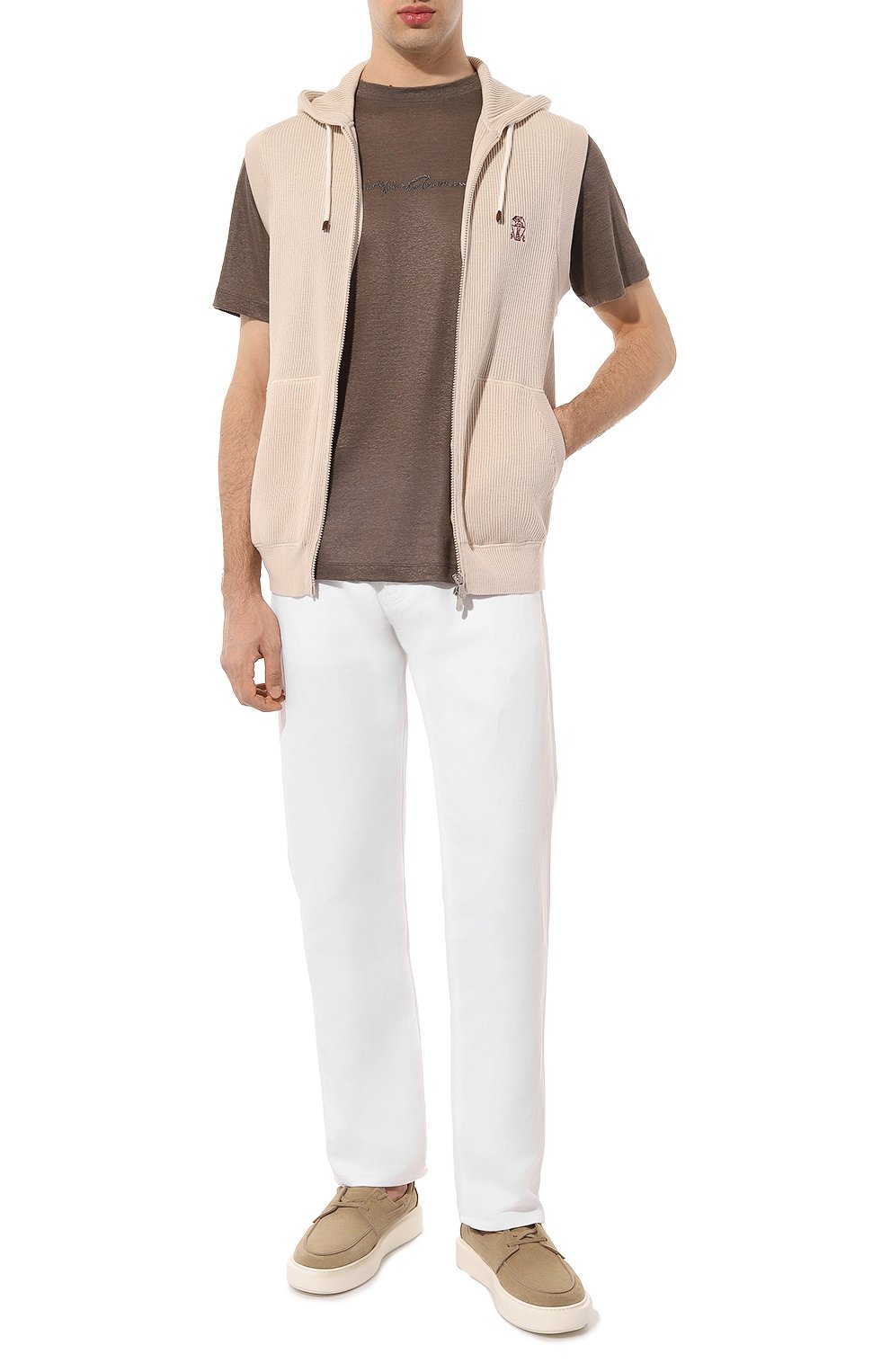 Хлопковый жилет BRUNELLO CUCINELLI, арт. M2920B2308, фото 2