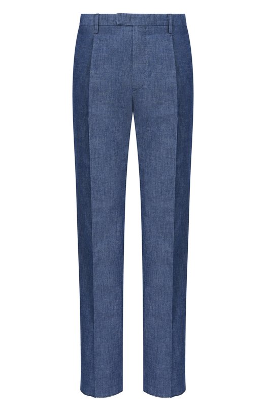 Хлопковые брюки Boglioli 80930W/SB6016 Синий 80930W/SB6016