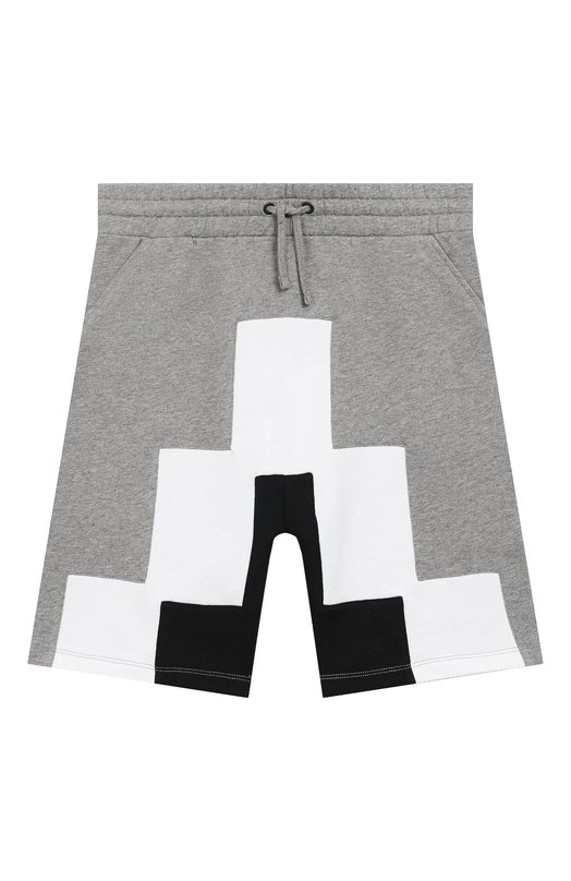 

Хлопковые шорты Marcelo Burlon Kids of Milan, Серый