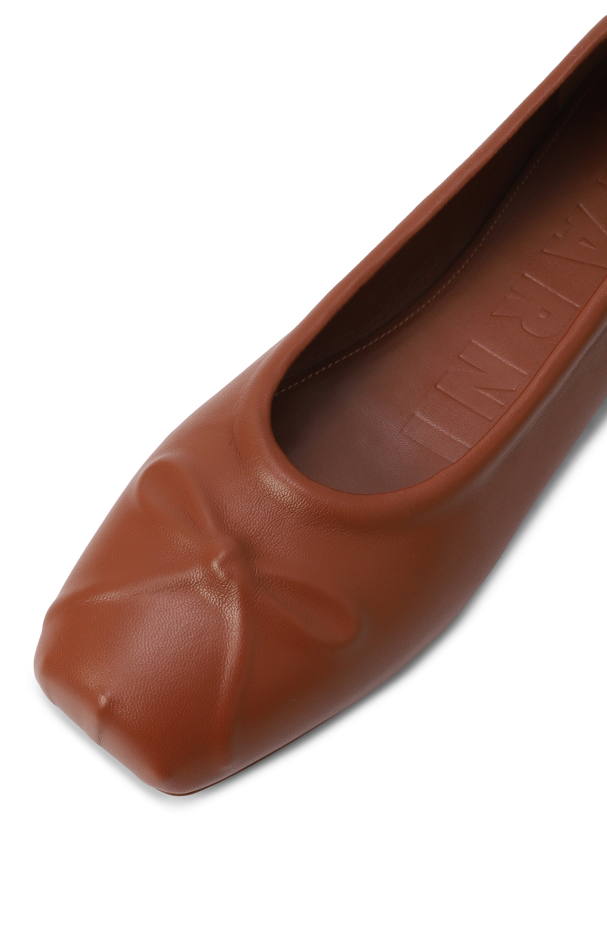 Кожаные балетки little bow MARNI, арт. BAMS004700/P3628, фото 7