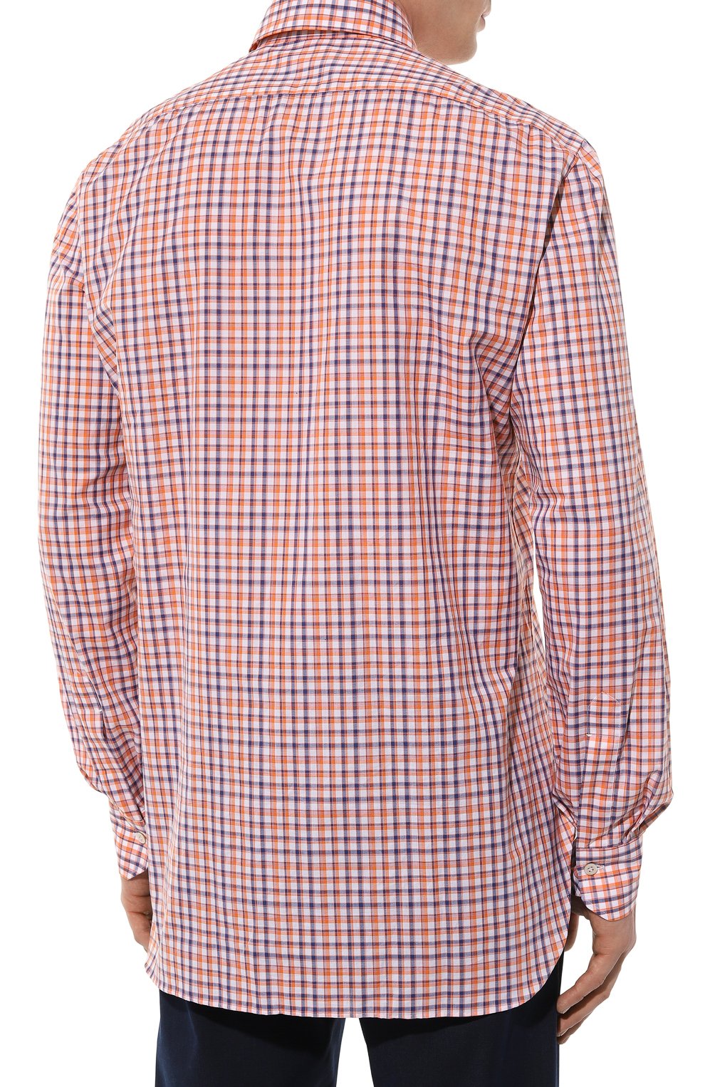 Хлопковая рубашка KITON, арт. UCIH08879, фото 4