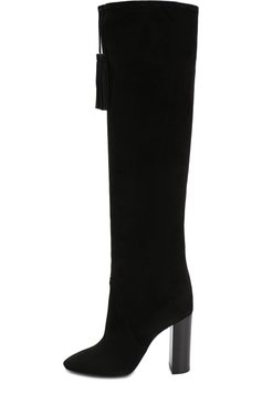 Замшевые ботфорты meurice на устойчивом каблуке SAINT LAURENT, арт. 529337/0LI00, фото 3