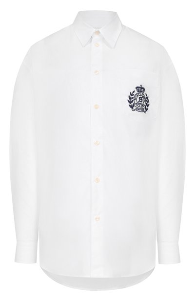 Женская хлопковая рубашка SPORTY AND RICH, арт. SI006712243WH01