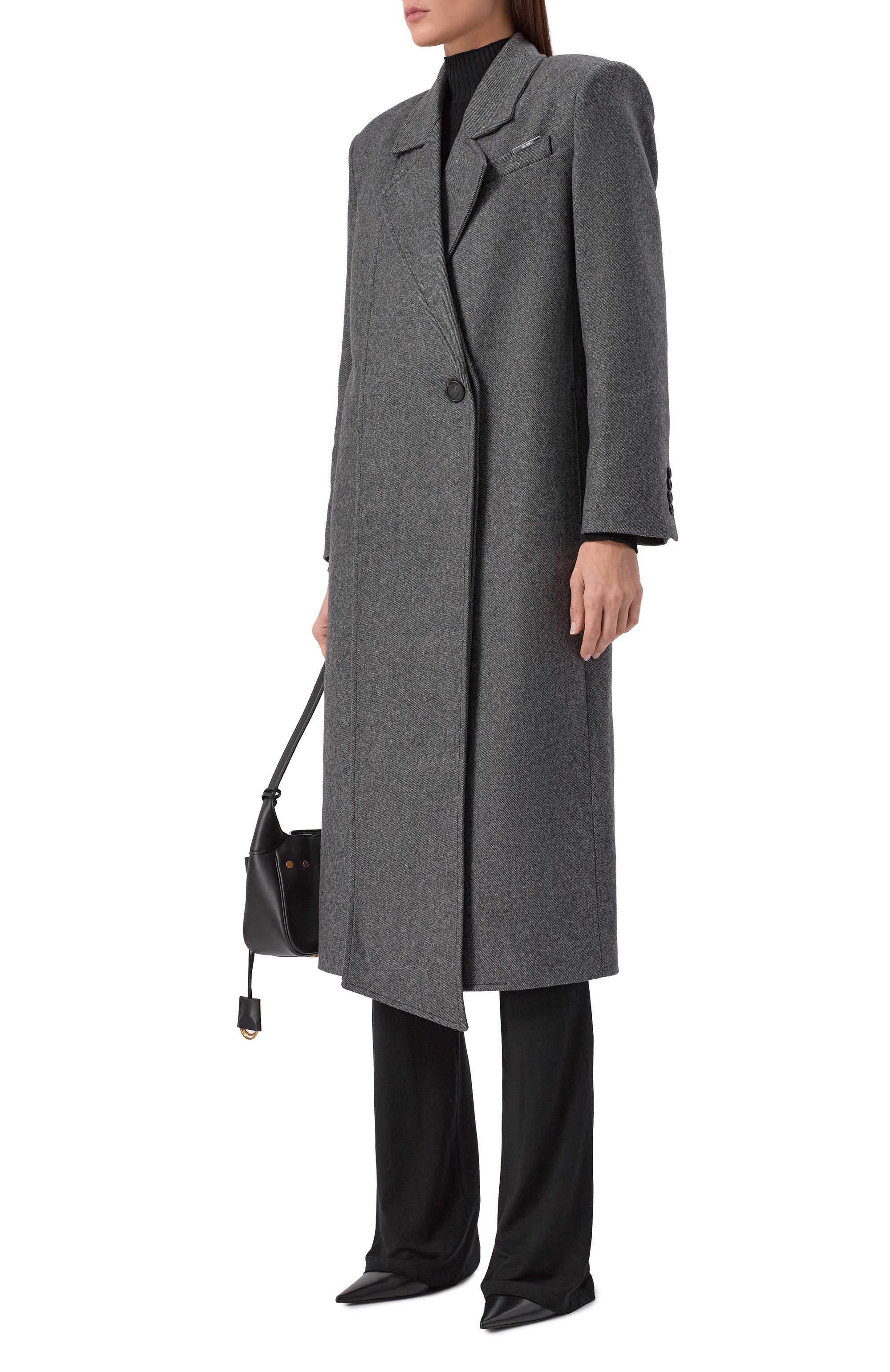 Шерстяное пальто THE ATTICO, арт. 260WCC00087/WWP001AA, фото 2