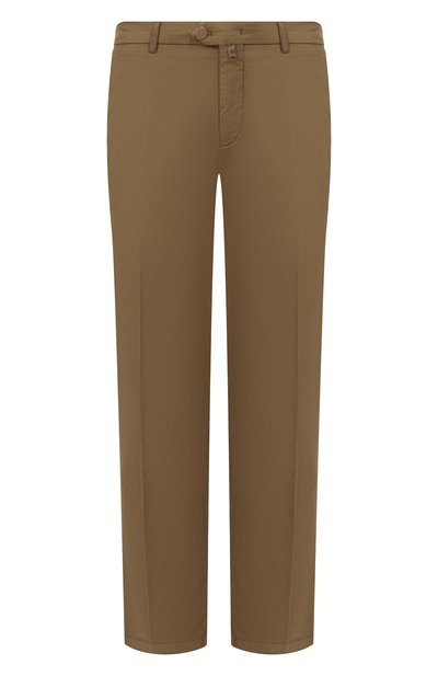 Мужские брюки из хлопка и шелка KITON, арт. UFPPERK0607H