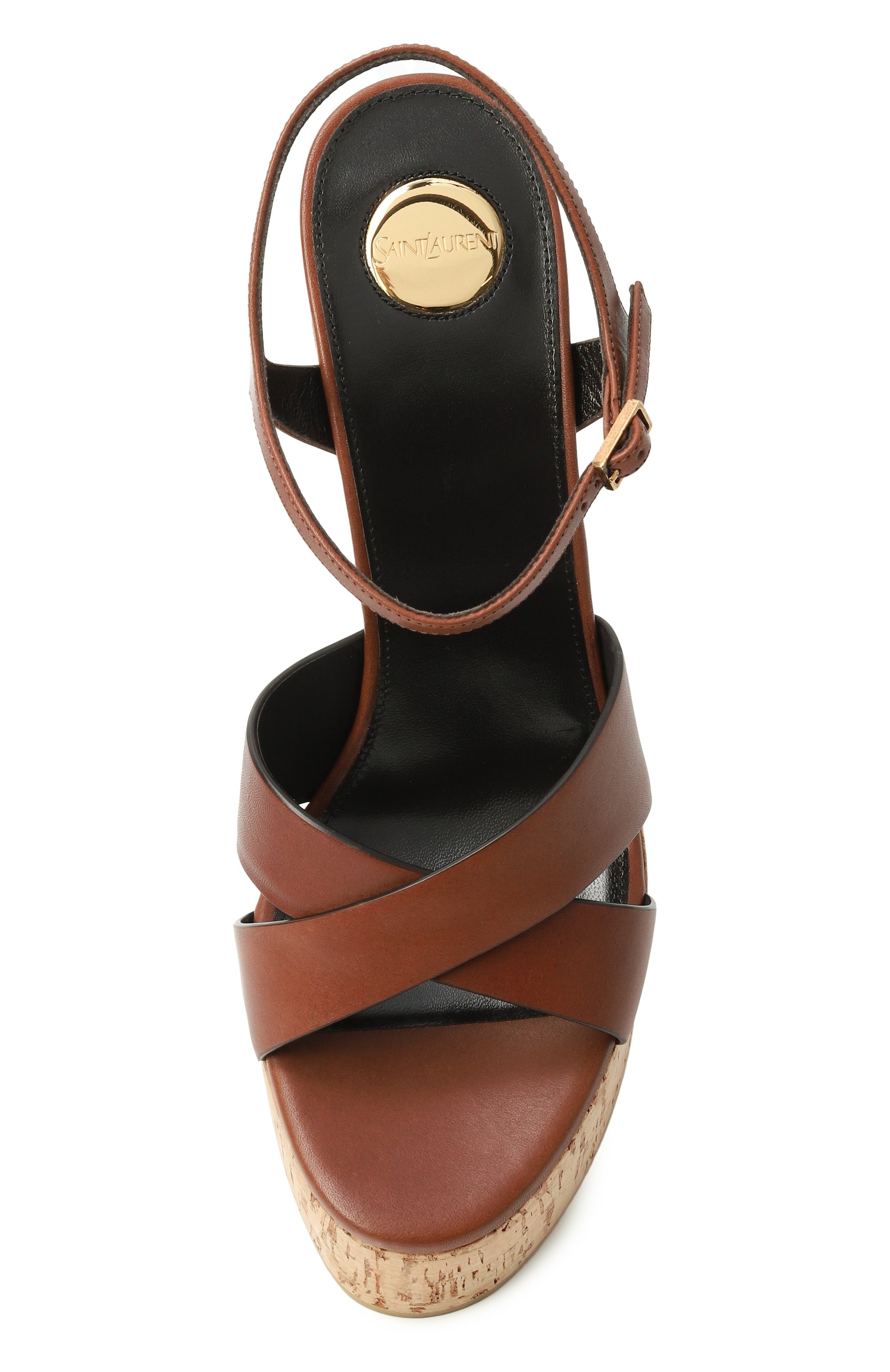 Кожаные босоножки bianca SAINT LAURENT, арт. 818934/DWE00, фото 6