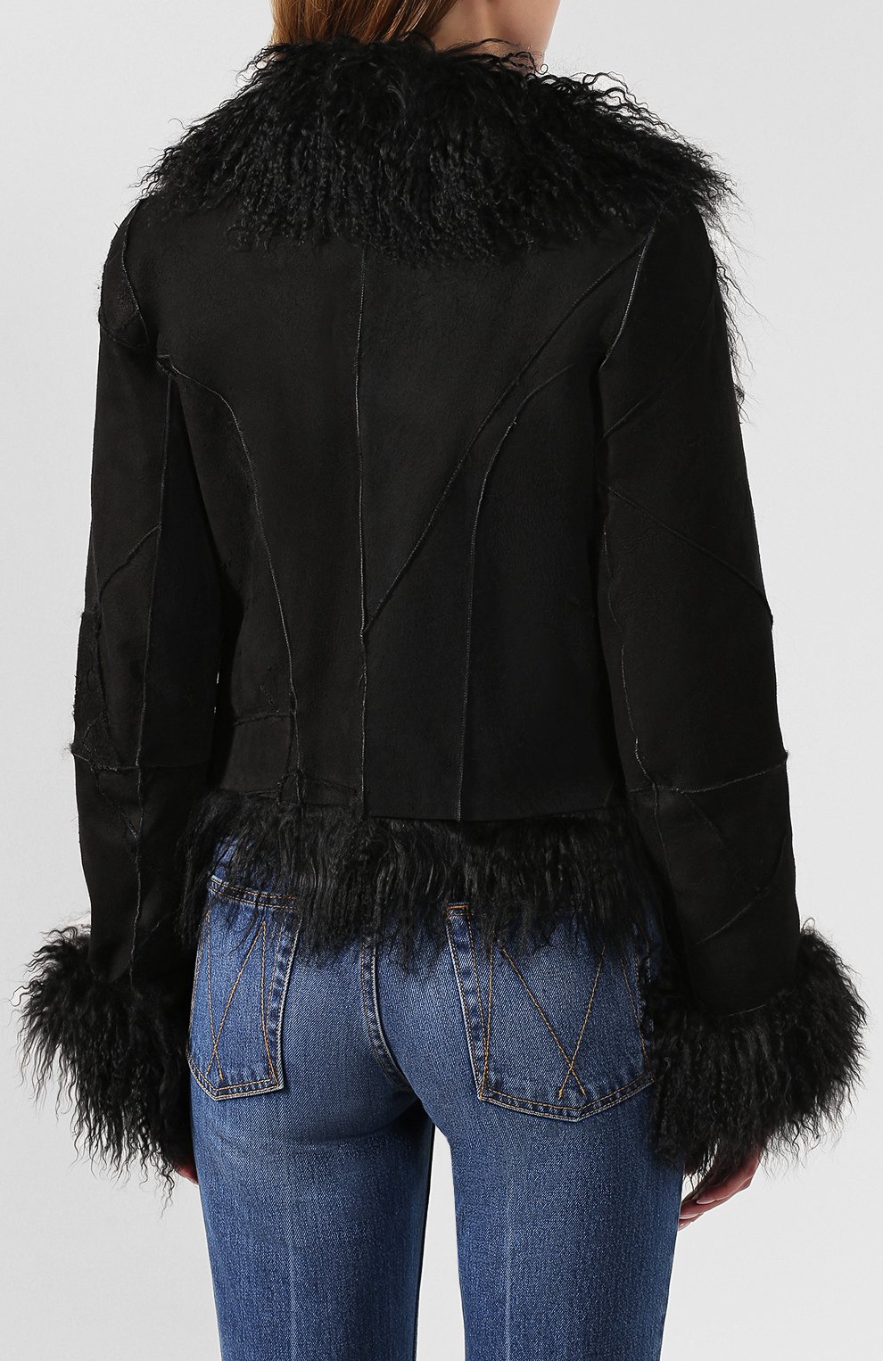 Укороченная дубленка ANN DEMEULEMEESTER, арт. 1902-1214-290-099, фото 4