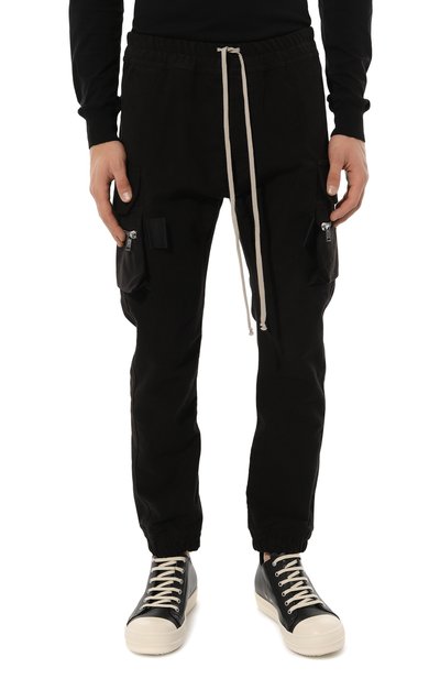 Хлопковые джоггеры RICK OWENS, арт. RU02C7396/TB, фото 3
