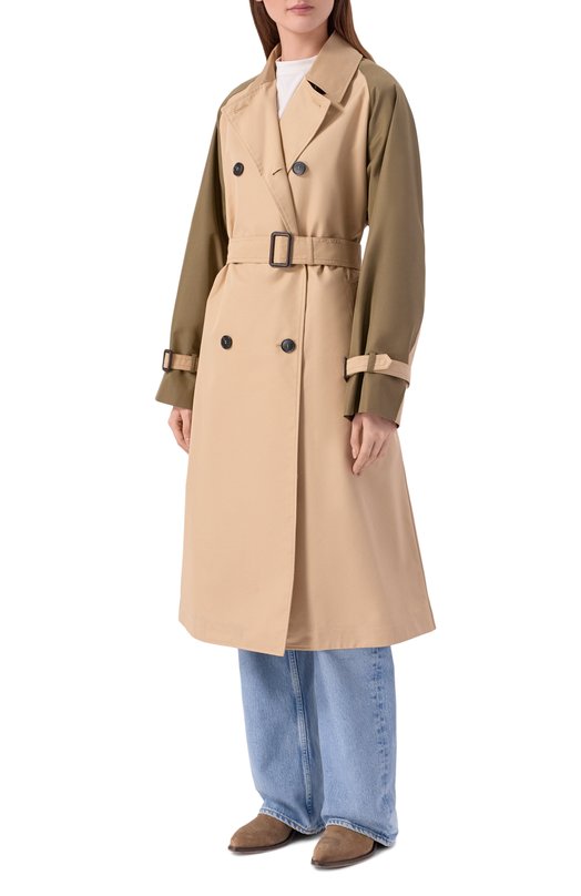 Двусторонний тренч Weekend Max Mara WKDCANASTA Бежевый  WKDCANASTA Фото 3