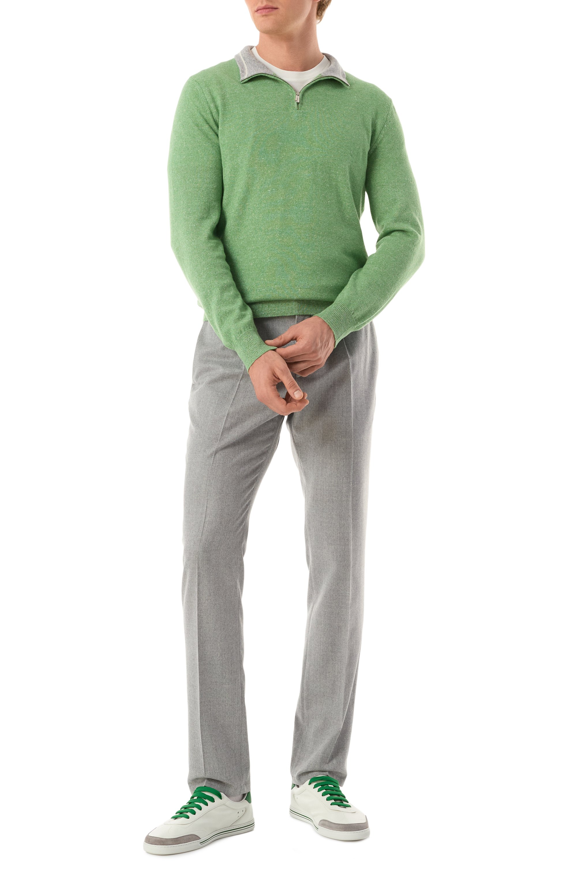 Кожаные кеды saint tropez DOLCE & GABBANA, арт. CS2255/AV111, фото 2