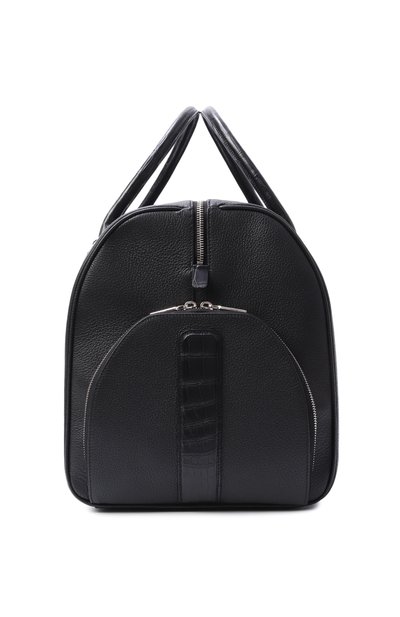 Сумка с отделкой из кожи крокодила AURUS COLLECTION, арт. RB001BKS, фото 4