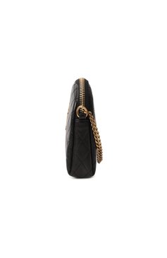 Женская сумка gaby SAINT LAURENT черного цвета, арт. 733667/1EL07 | Фото 4 (Материал: Натуральная кожа; Размер: mini; Ремень/цепочка: На ремешке; Драгоценные камни: Проставлено; Материал сплава: Проставлено)