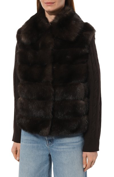 Куртка из меха соболя VICTORIA KUSENKOVA, арт. 763579303626, фото 3